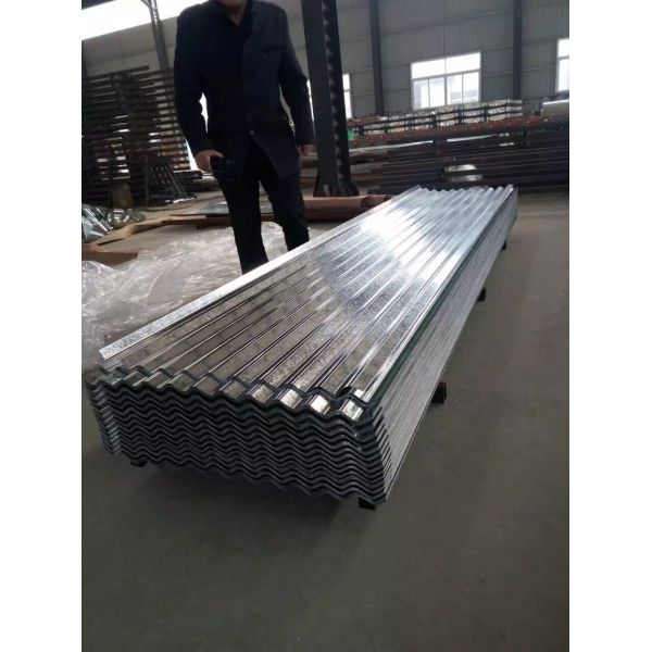 Light Weight Corrugated Galvanized Roofing , Galvanized Sheet Metal Roofing
