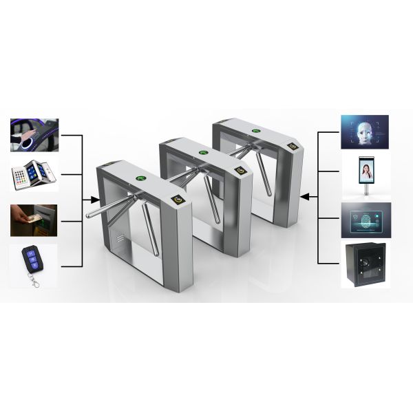 Waterproof Tripod Turnstile Gate SUS304 Door Access Control In Construction