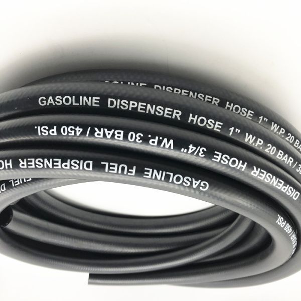 Anti Static NBR Synthetic Rubber Fuel Dispensing Hose Metallic 19mm ID