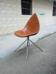 Replica Boconcept Ottawa chair by Karim Rashid, wax leather ottowa chair