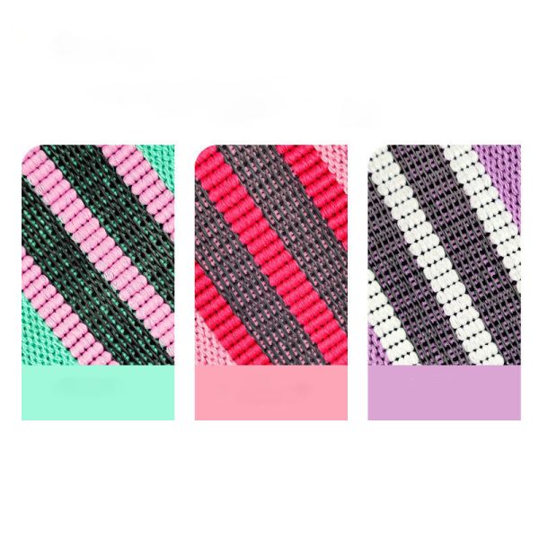 Slipfree 86*8cm Workout Fabric Resistance Bands Hip Loop 3pcs