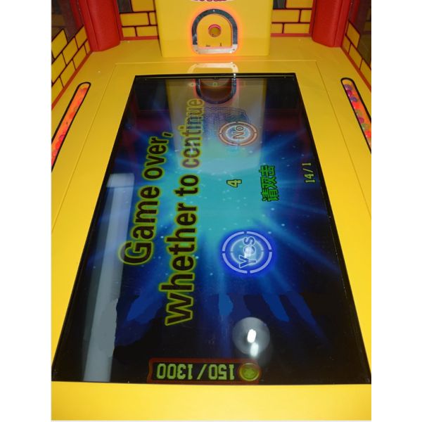 Trample Board Children Game Machine / Indoor Coin Operated Funny Kiddie Step On Screen Game Machine