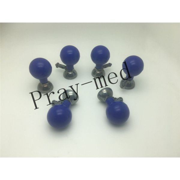Chest Suction Reusable Ecg Suction Electrodes Nickel Metal 5cc Bulb Volume