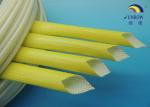 0.5-45mm White Saturated Insulation Acrylic Fiberglass Sleeving for Special