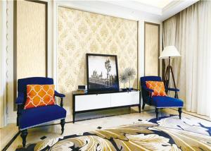 Buy cheap Interior Room Classic Vintage Wallpaper Wet Embossing With Water Based Ink product