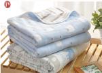 Organic Cotton Bamboo Baby Muslin Swaddle Blankets , Muslin Baby Blankets