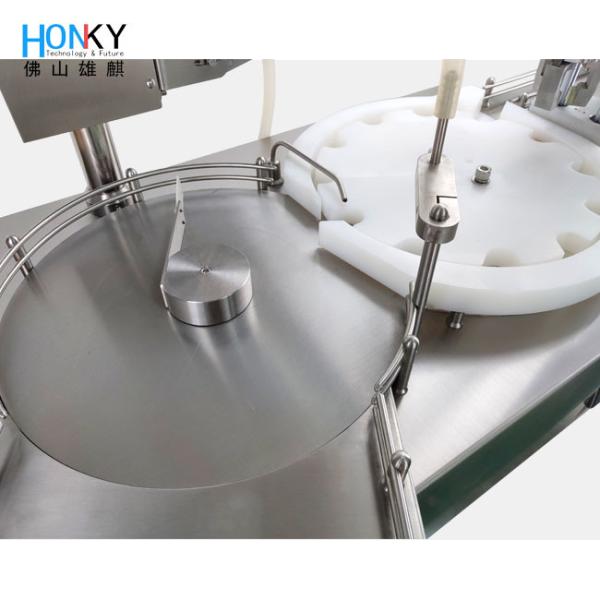 Tabletop Semi-auto Liquid Bottle Filling And Capping Machine With Ceramic Piston
