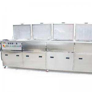 Buy cheap Filtration System Industrial Ultrasonic Parts Cleaner 3 Tanks In 1 Machine product