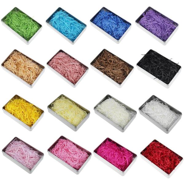 Metallic Mirror Foil Mylar 22gram Color Shredded Paper purple yellow