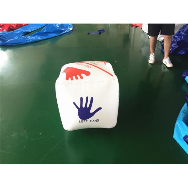 Pvc Material Inflatable Twister Mattress For Adult And Kids 5m Width