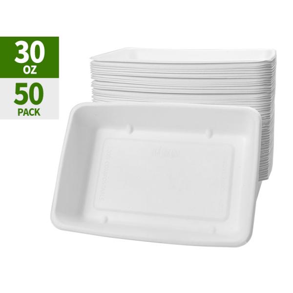 30 oz disposable trays deep dish paper plates
