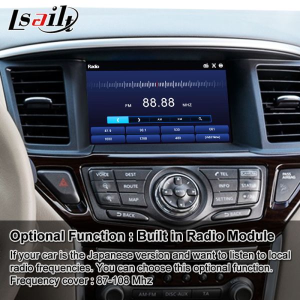 Lsailt Android Screen Car Multimedia Display for Nissan Pathfinder R52 2013-2016