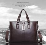 2017 Men Casual Briefcase Business Shoulder Bag Leather Messenger Bags Computer