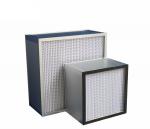 Compact Box Type High Volume HEPA Filter Aluminum Alloy External Frame For Clean