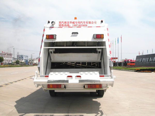 German MAN technology 6x4 16m3 heavy duty rear loading garbage truck with pressing mechanism