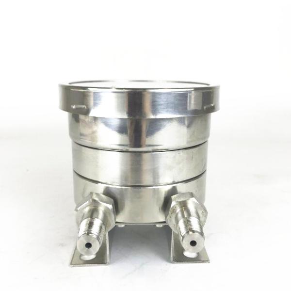 Pointer Type Stainless steel Differential Pressure Gauge For Gas 100mm