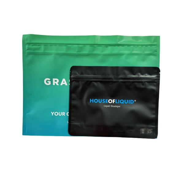 Customized Foil Bag For Tobacco Leaf Packaging Plastic Empty Natural Leaf Cigar Bags