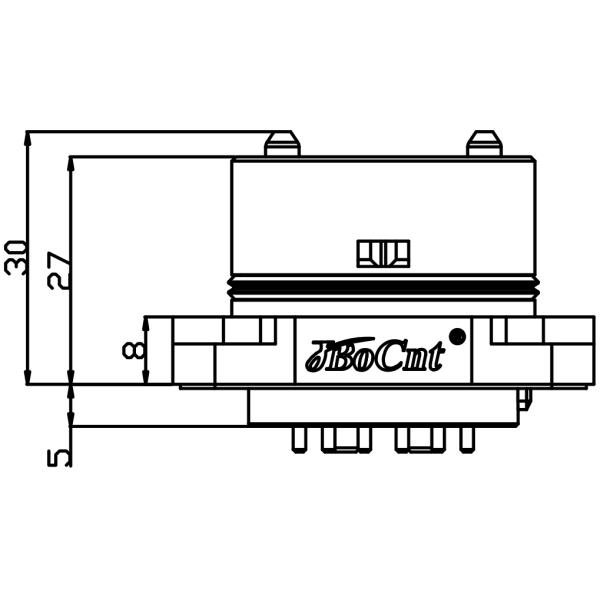 Jbocnt Group's new patented electric vehicle battery swap cabinet stacking connector IP68 electric vehicle battery replacement connector with guide