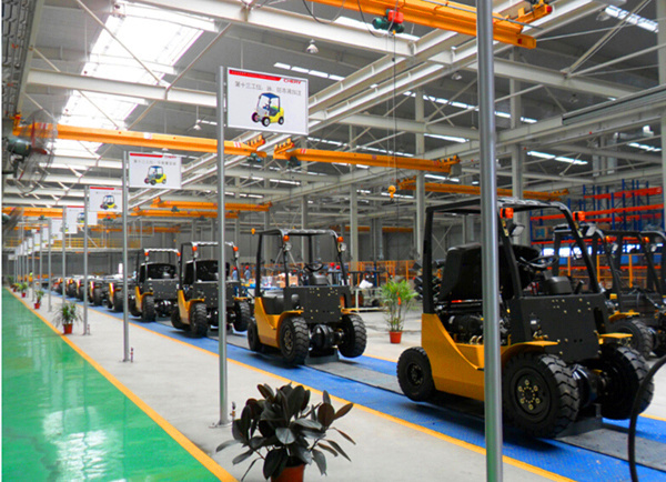 Snsc Chariot Elevateur Diesel Motor 3t Forklift