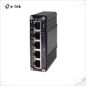 Buy cheap 100m IP40 Industrial Ethernet POE Switch 1 Port 802.3at 30W Gigabit PoE Extender product