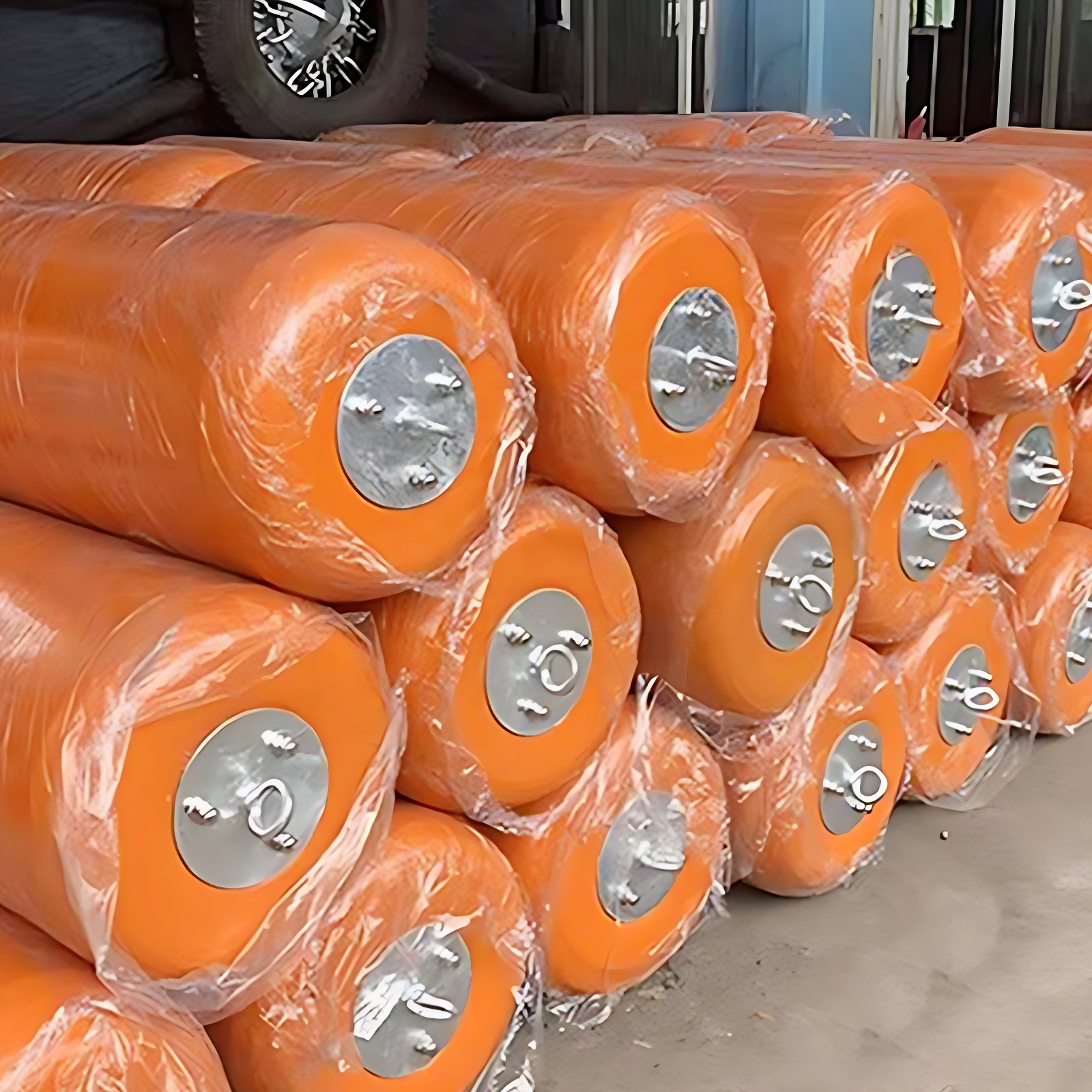 Custom Logo EVA Marine Boat Fender Cylindrical Floating Pontoon Bumpers (Multicolor Corrosion Resistant) for Yacht Marina
