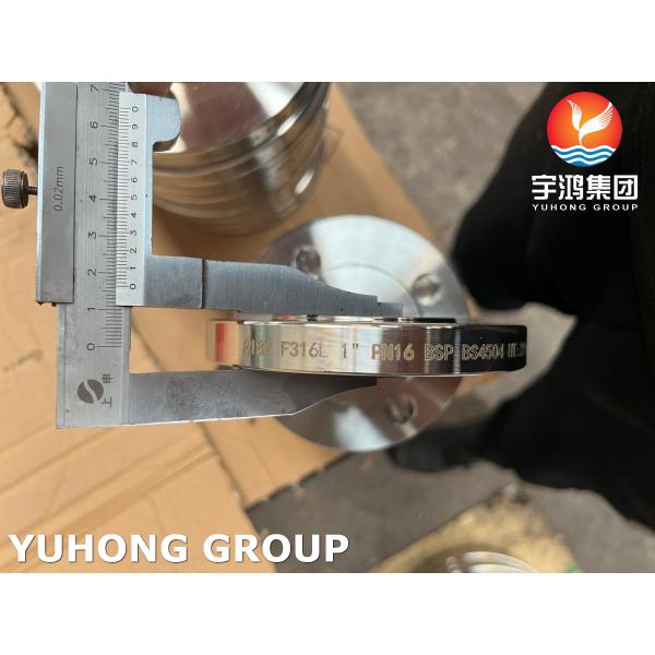 ASTM A182 F316L Stainless Steel Forged Flange PN16 BS4504 Threaded