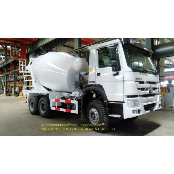 White Concrete Handling Equipment Concrete Batch Truck Easy To Operate