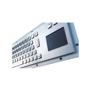 Dust Proof Industrial Metal Keyboard With Touchpad Illumination Option