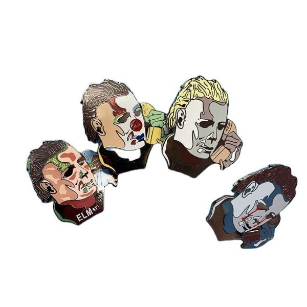 Cute Pin Badge Metal Logo Design Metal Crafts Custom Enamel Pin Hard Enamel Pin