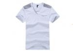 Summer V-neck Men's Printed T - Shirt Cotton Short Sleeve Business Outdoor