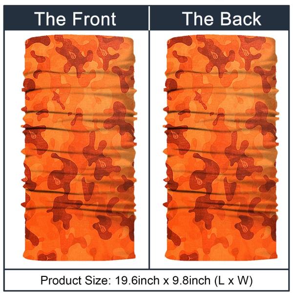 23x50CM Floral Cotton Face Tubular Crochet Bandana Scarf