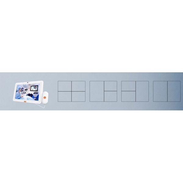 Android Hospital Bedside Tablet with POE and Multi-Point Touch Screen