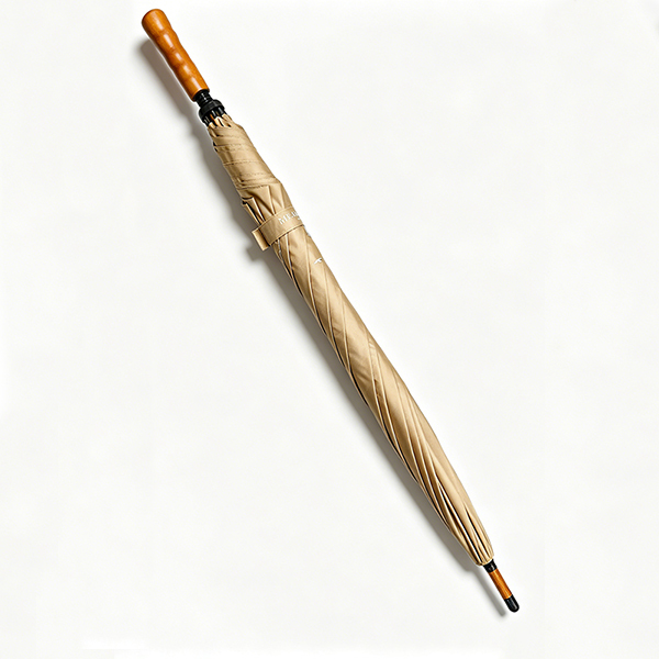 Custom 60 Inch Wooden Handle Windproof Umbrella