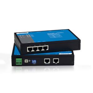 IP30 Waterproof Ethernet Device Server Low Power Consumption CE Certificated
