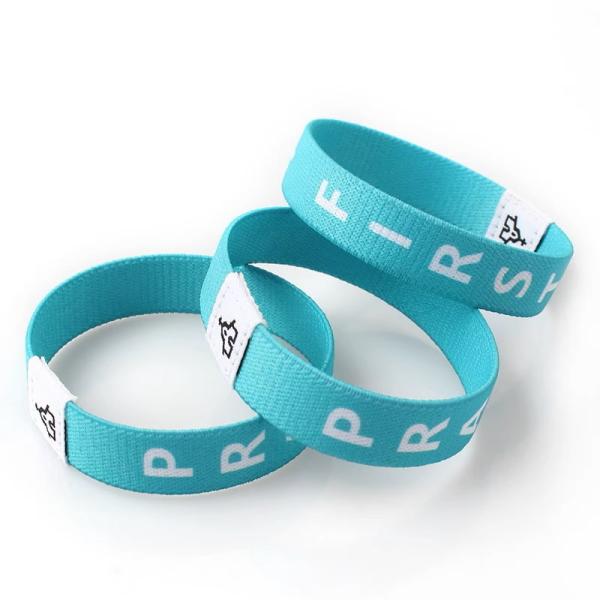 Fabric Stretch Daily Bible Verse Bracelets With NFC RFID Fabric Elastic Wristbands