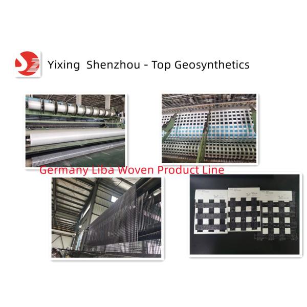 Long Term Design Low Creep Flexibility Reinforcement Polyester Geogrid Road Maintenance And Repair Project
