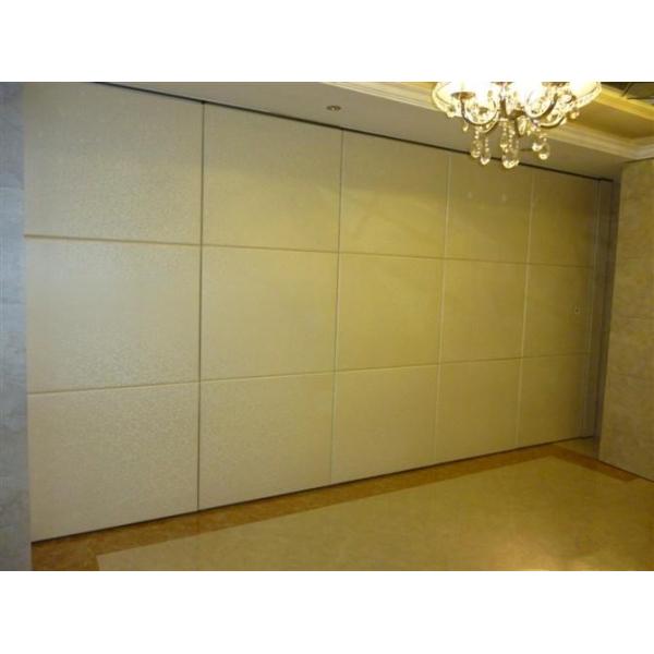 Portable Soundproof Banquet Hall Sliding Partition Walls / Hanging Room Dividers