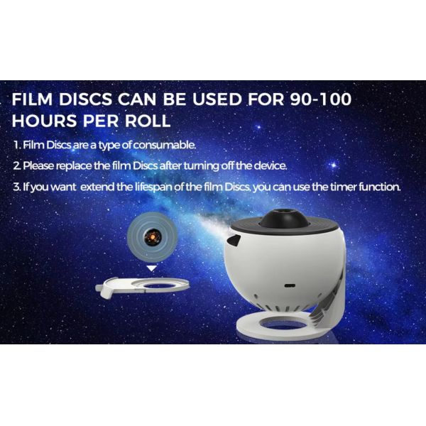 360 Degree Galaxy Projector for Room Galaxy Star Projector Light Planetarium Projector