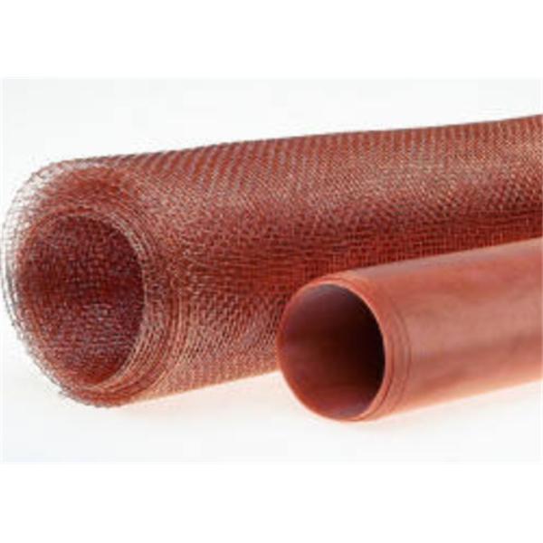 20 Mesh Aperture Grid Wire Mesh Tight Plain Weave Copper