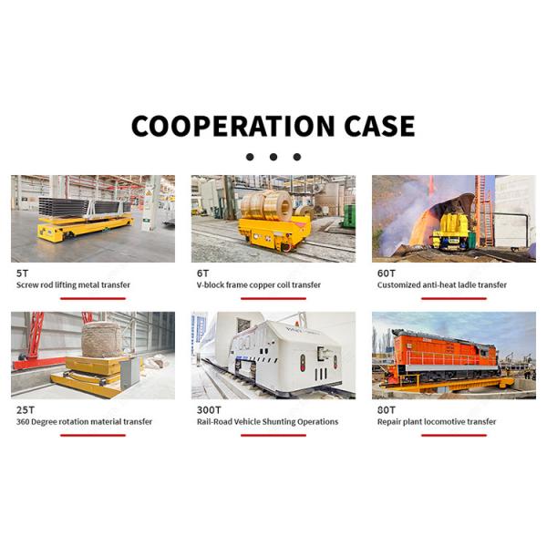 Customized Railway Electrical Mold Factory Turntable Transfer Cart