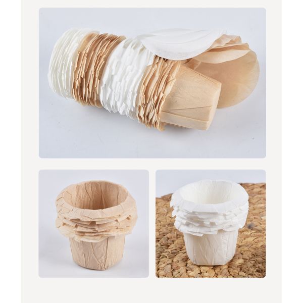 Unbleached Food Grade Disposable Coffee Filter Paper Liners for Drip Coffee