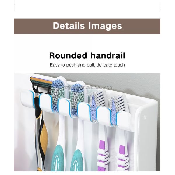 Household Personalized Stainless Multifunction Mesa Toothpaste Dispenser Electric Toothbrush Holder Bathroom Toiletries Organize