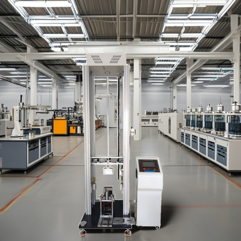 PLC-Controlled Ice Skate Vertical Impact Testing Machine for Roller Skate and Ice Skate Durability Impact Tests