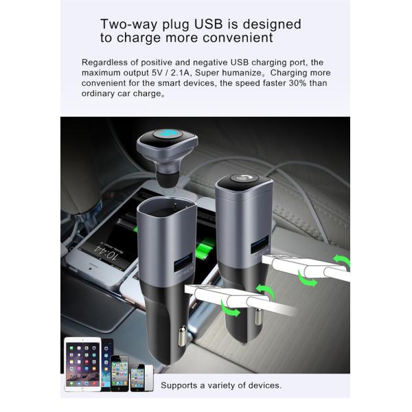Smart Multi Hands Free Headset / Auto Bluetooth Adapter For Electronic Products Charging