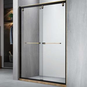 Buy cheap OEM Frameless Shower Wet Room with 2 Panel Sliding Shower Door product
