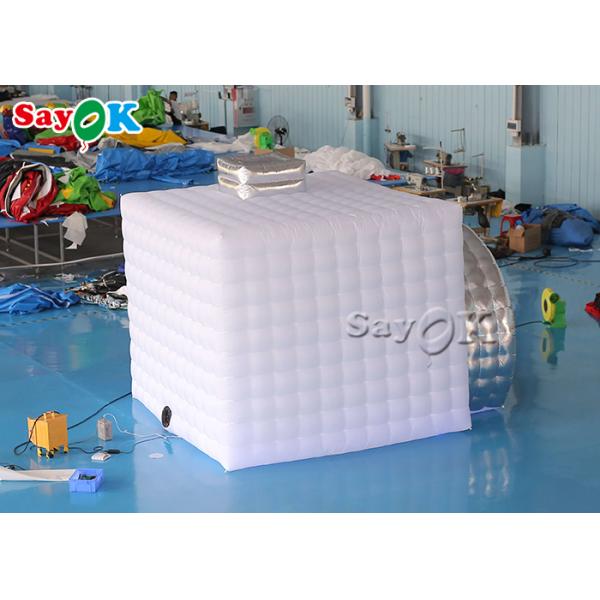 Inflatable Party Tent Customized Portable Inflatable Photo Booth With Led Light