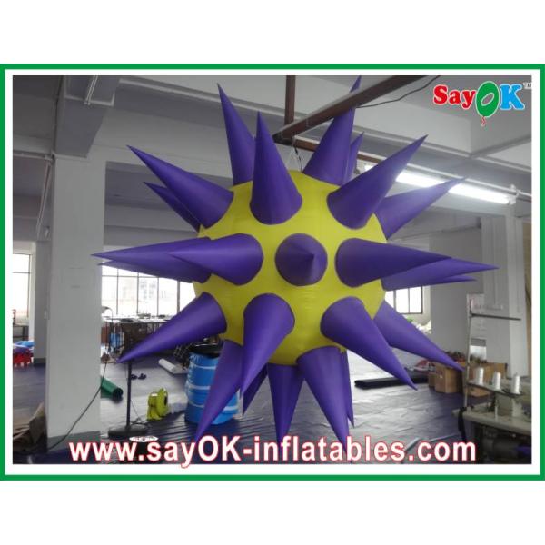 Diameter 2m Inflatable Light Decoration For Party Multiple Colours