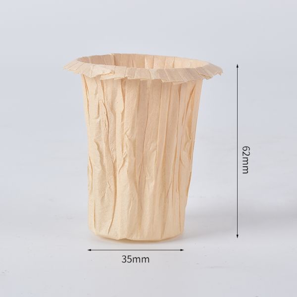 Natural Unbleached Coffee Filter Paper Disposable Biodegradable Cone Basket Pour Over Drip Coffee Filters for Home Cafe Brewing