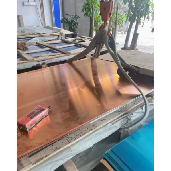 C1100 Mirror Polished Decorative Copper Plate with Custom Cut Size for Interior Wall Cladding and Art Design