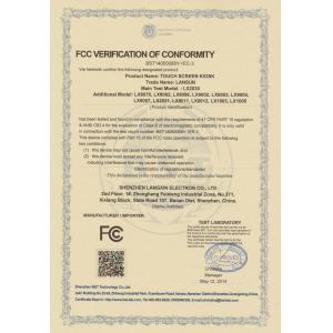 Shenzhen Langxin Electron Co., Ltd. Certifications